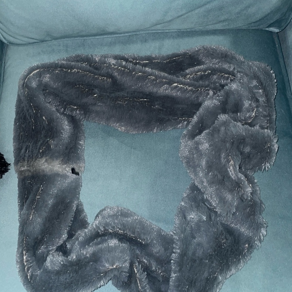 Lower price!!!The Paper Store Infinity Scarf. Rich deep gray